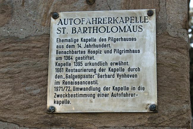 Pilgerkapelle St.Bartholomäus