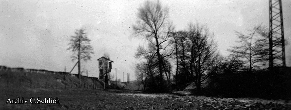 Stellwerk im Uhlennest um 1947