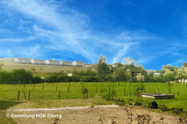 Sachsenring mit Sozialbauten um 1960 mit Blick vom Schultenweg