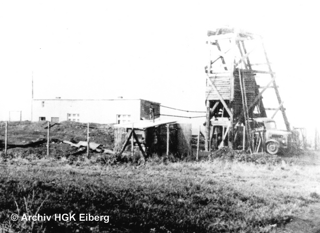 Kleinzeche Middelanis 1u 2 am Hosiepen um 1955 Kleinzeche Middelanis 1u 2 am Hosiepen um 1955